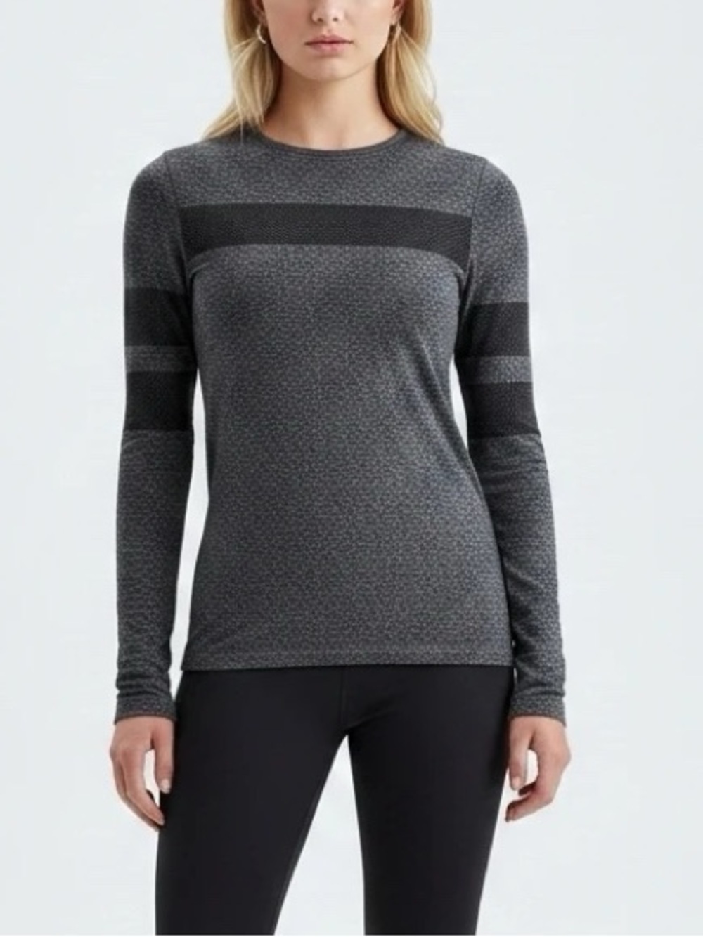 C&C California Grey Athletic Long Sleeve Top